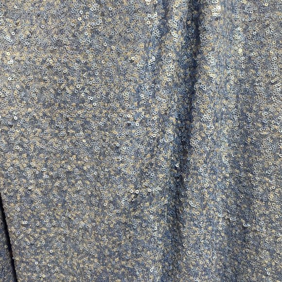 Halston Cross front Sequined Gown with Keyhole Back Size 4 (Excellent Condition) - Picture 2 of 5